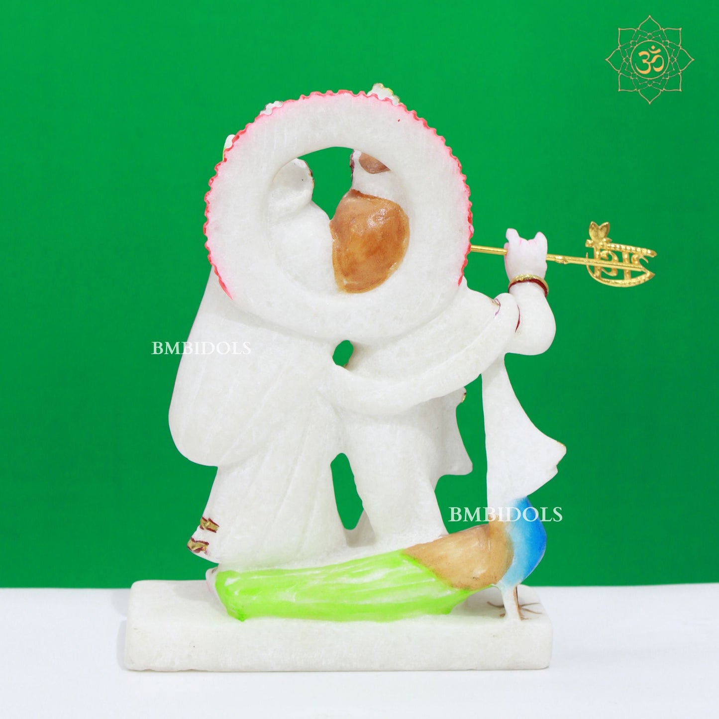 Jugal Radha Krishna Marble made in Makrana Marble in 9inches