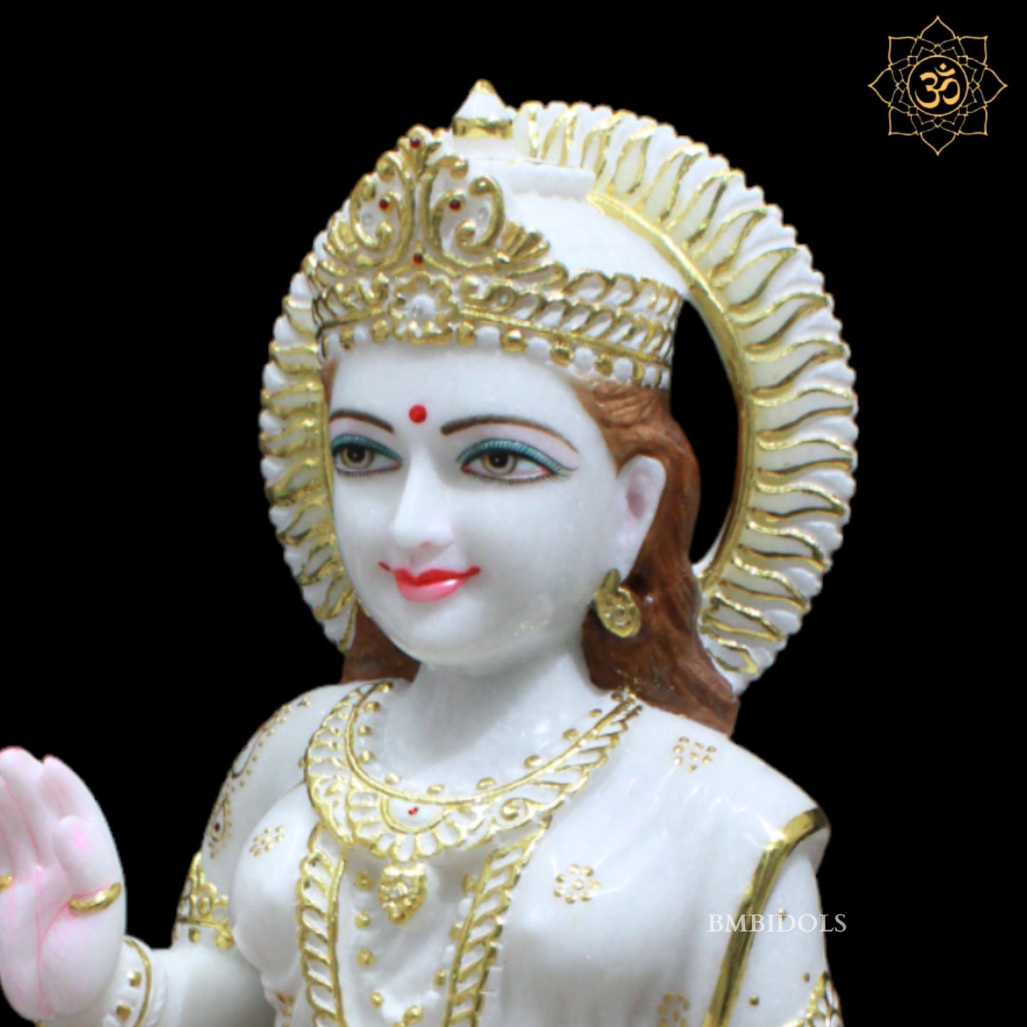 Marble Parvati Maa Murti for Homes and Temples