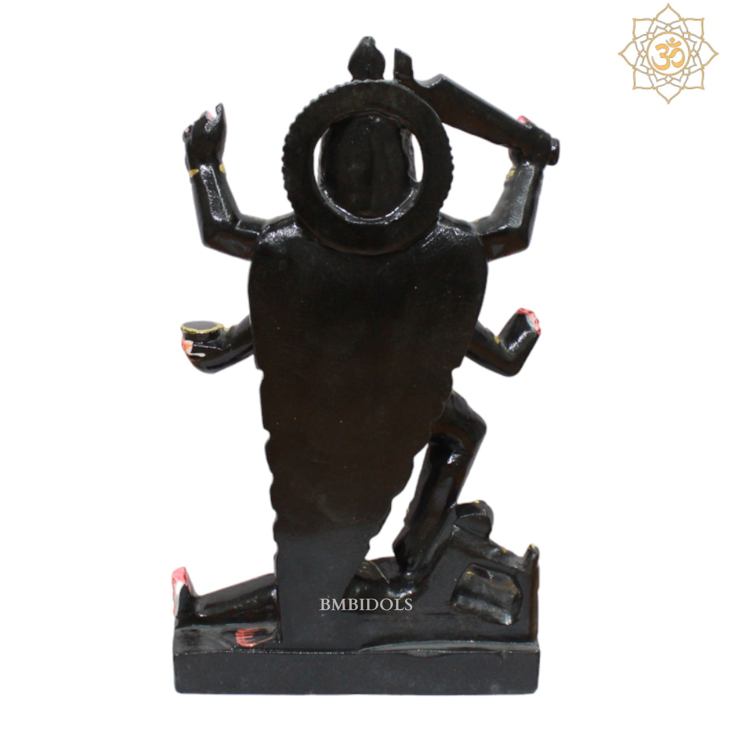 Black Stone Maha Kali Maa Murti for Homes and Temples in 12inch
