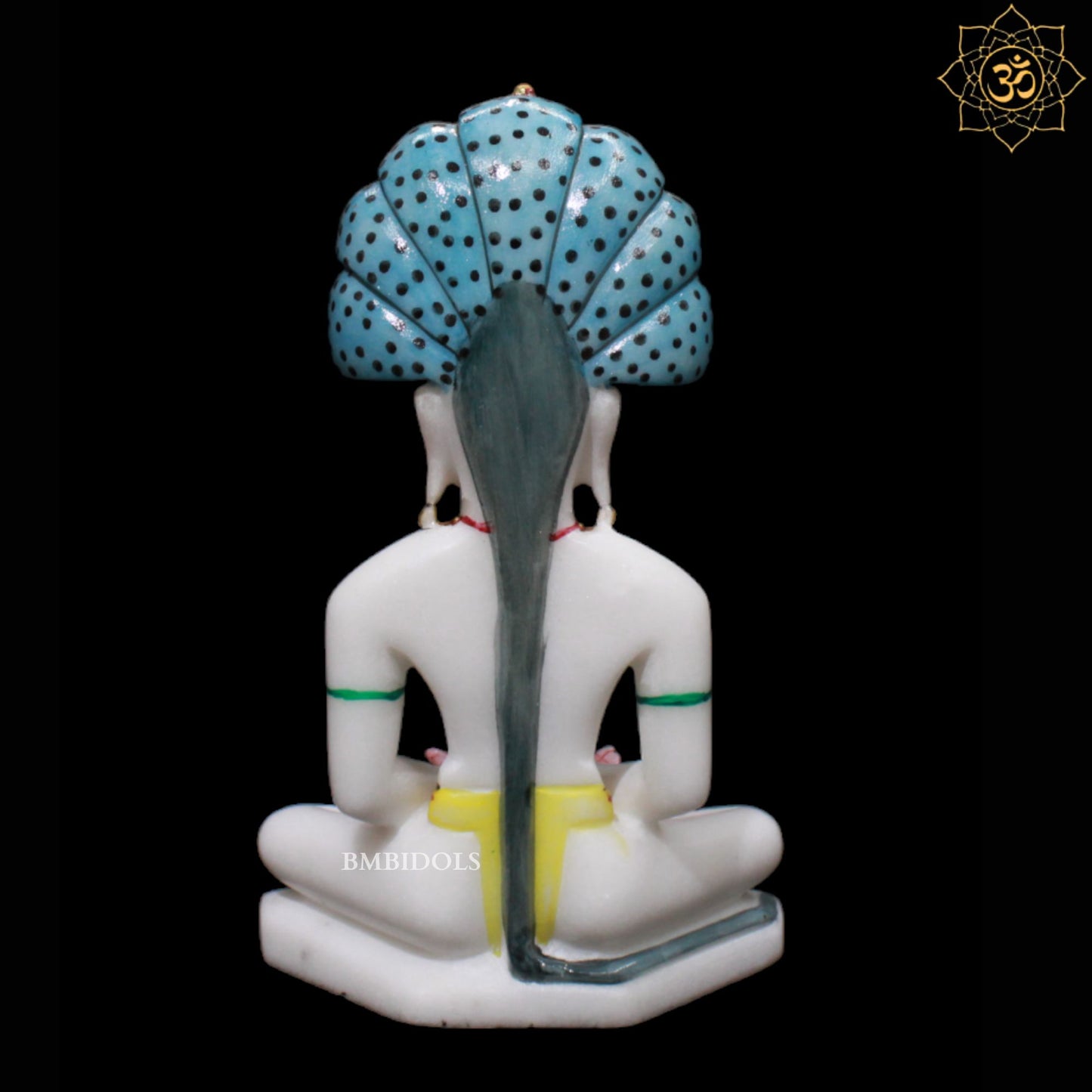 Marble Parshavnath Murti for Homes and Temples in 9inches