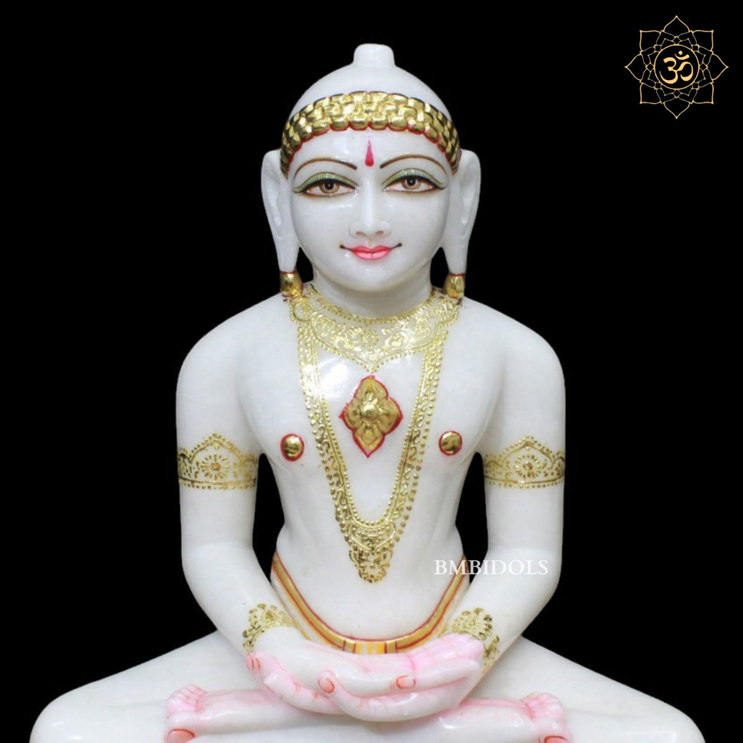 Marble Mahaveer Swami Murti for Homes and Temples in Makrana Marble