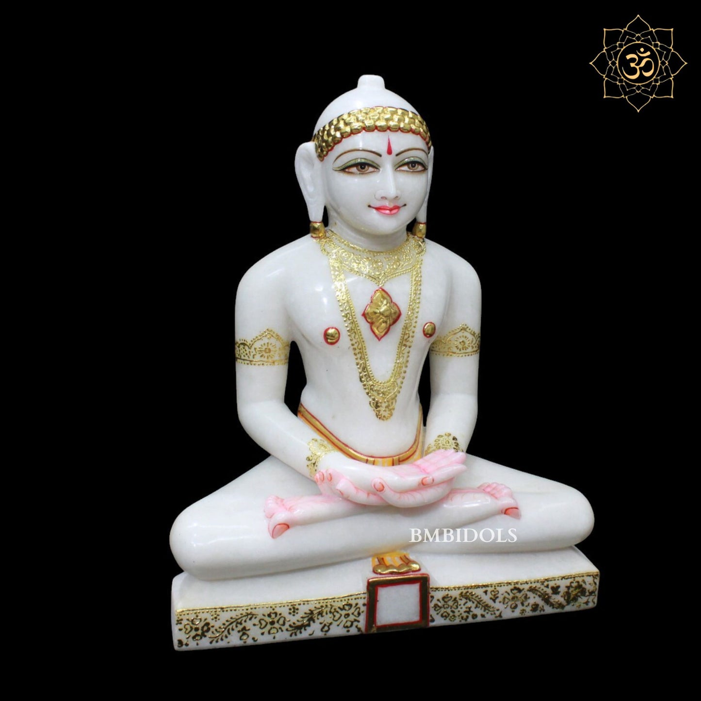 Marble Mahaveer Swami Murti for Homes and Temples in Makrana Marble