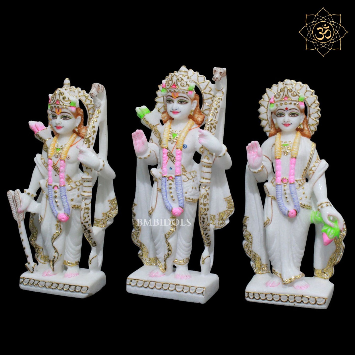 Ram Darbar Marble Murti for Homes and Temples in 1feet