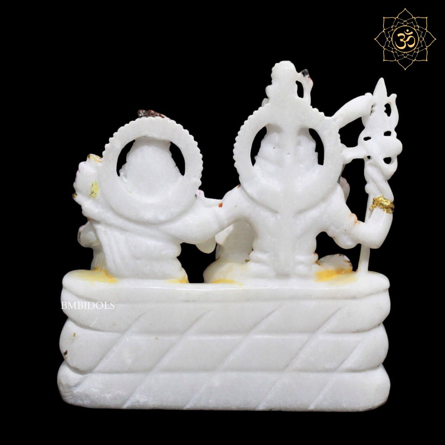 Shiv Parivar Marble Murti for Homes and Temples in 9inches