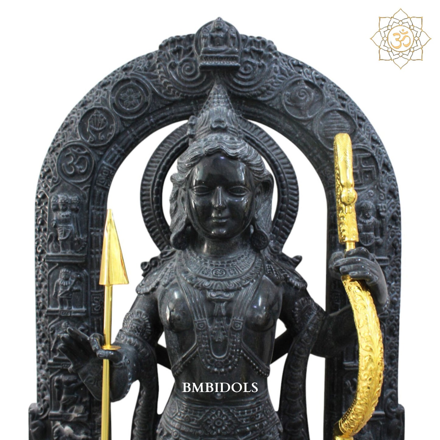 3feet Black Stone Ram Lala Murti of Ayodhya