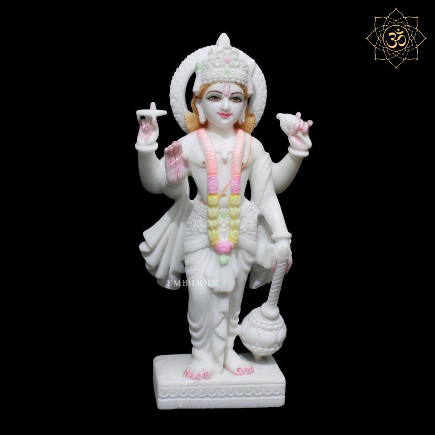 Lakshmi Narayan Marble Murti for Homes and Temples in 15inch