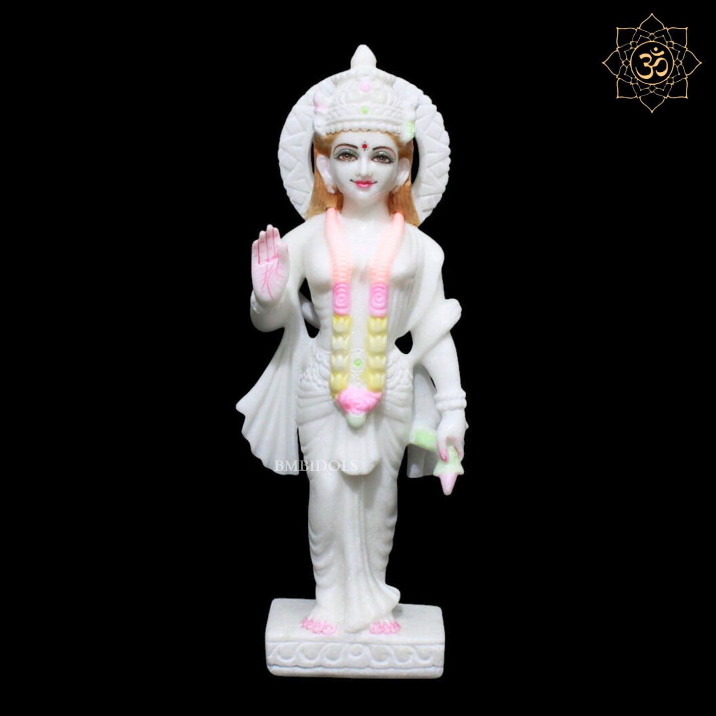 Lakshmi Narayan Marble Murti for Homes and Temples in 15inch
