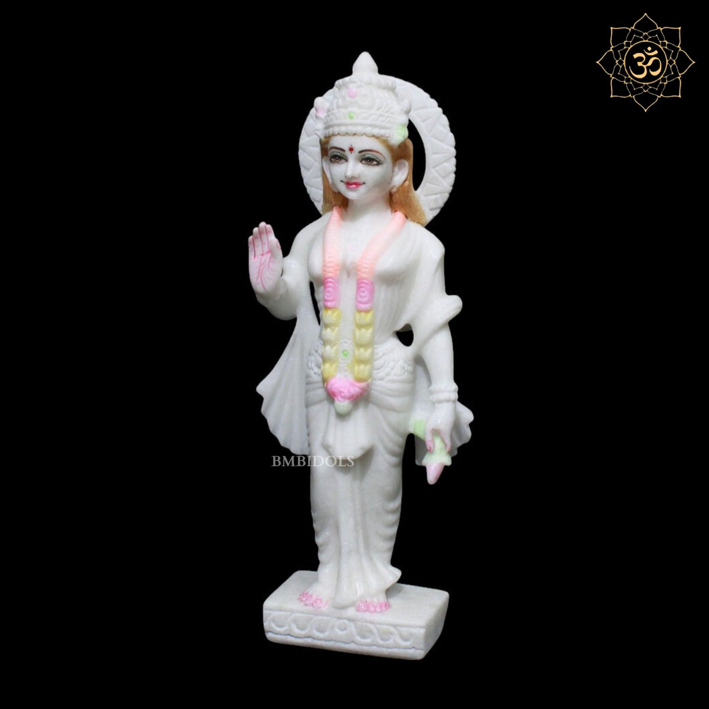 Lakshmi Narayan Marble Murti for Homes and Temples in 15inch