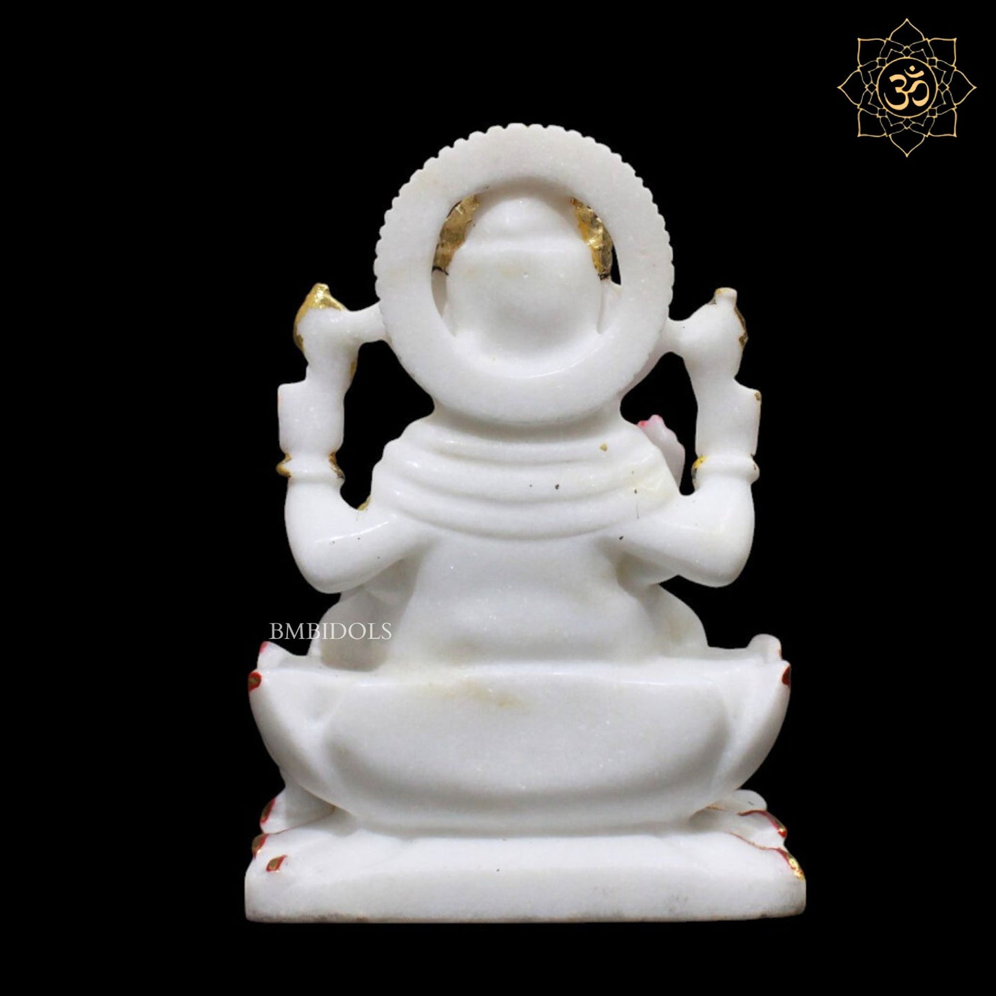 Ganesh Marble Murti for Homes and Temples in 9inches