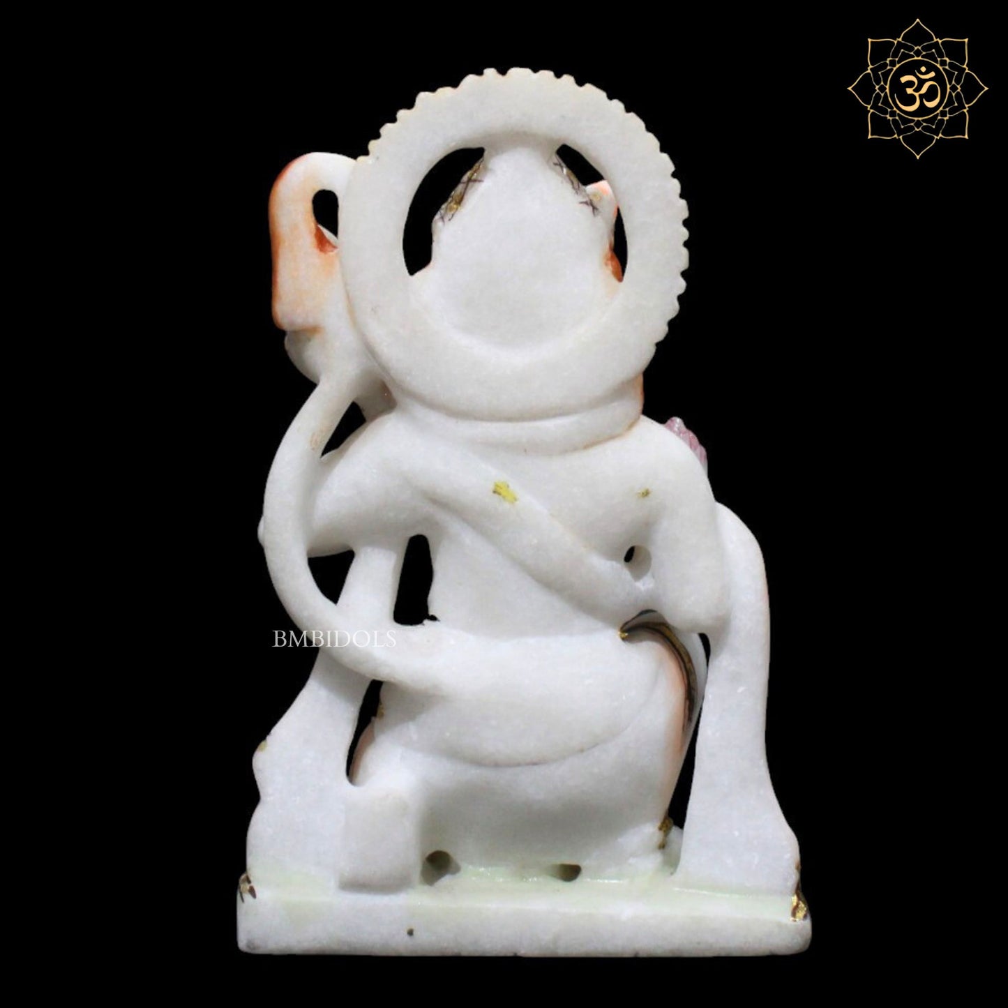Ashirwad Marble Hanuman Murti for Homes and Temples in 8inches