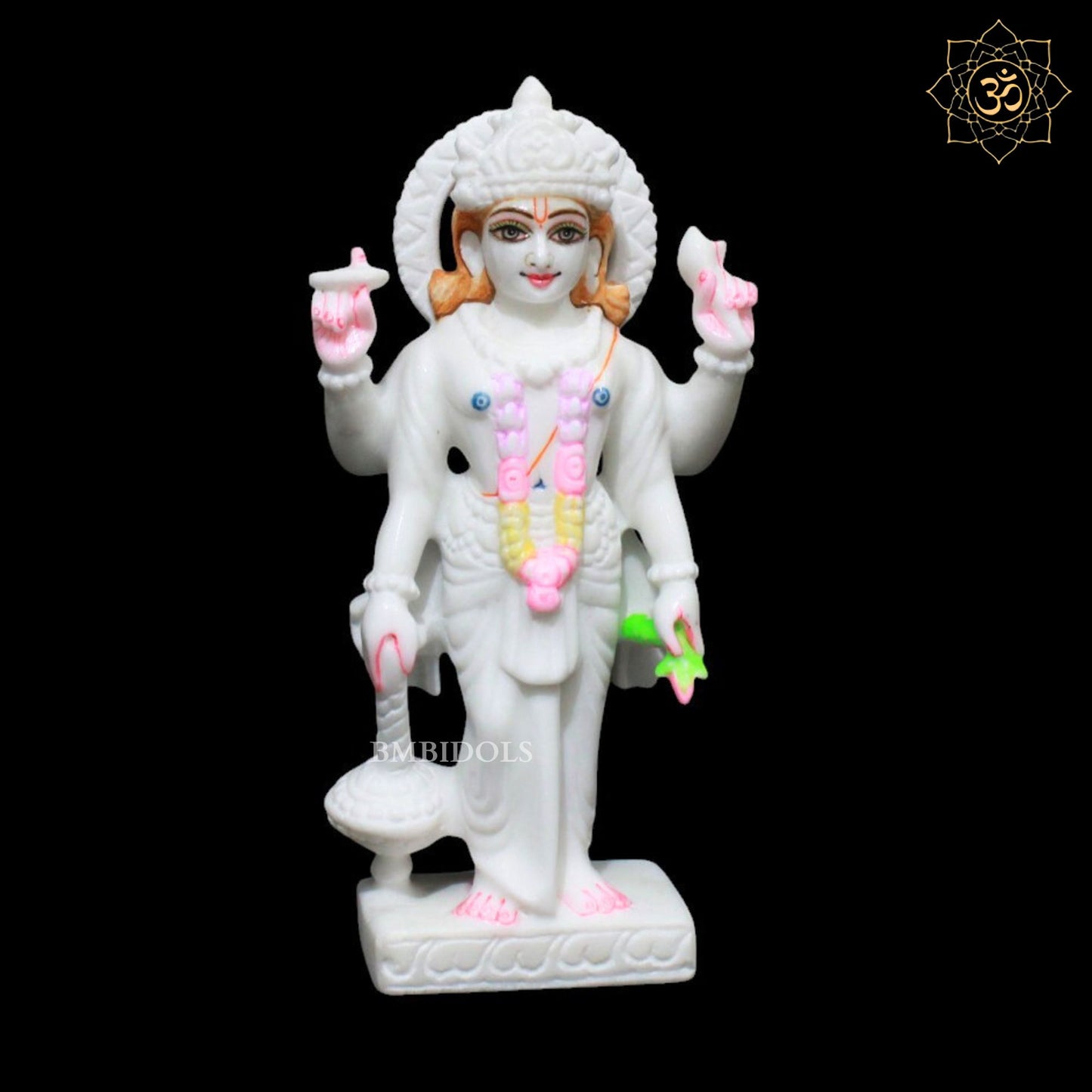 Marble Lakshmi Narayan Murti in Standing Posture in 9inches