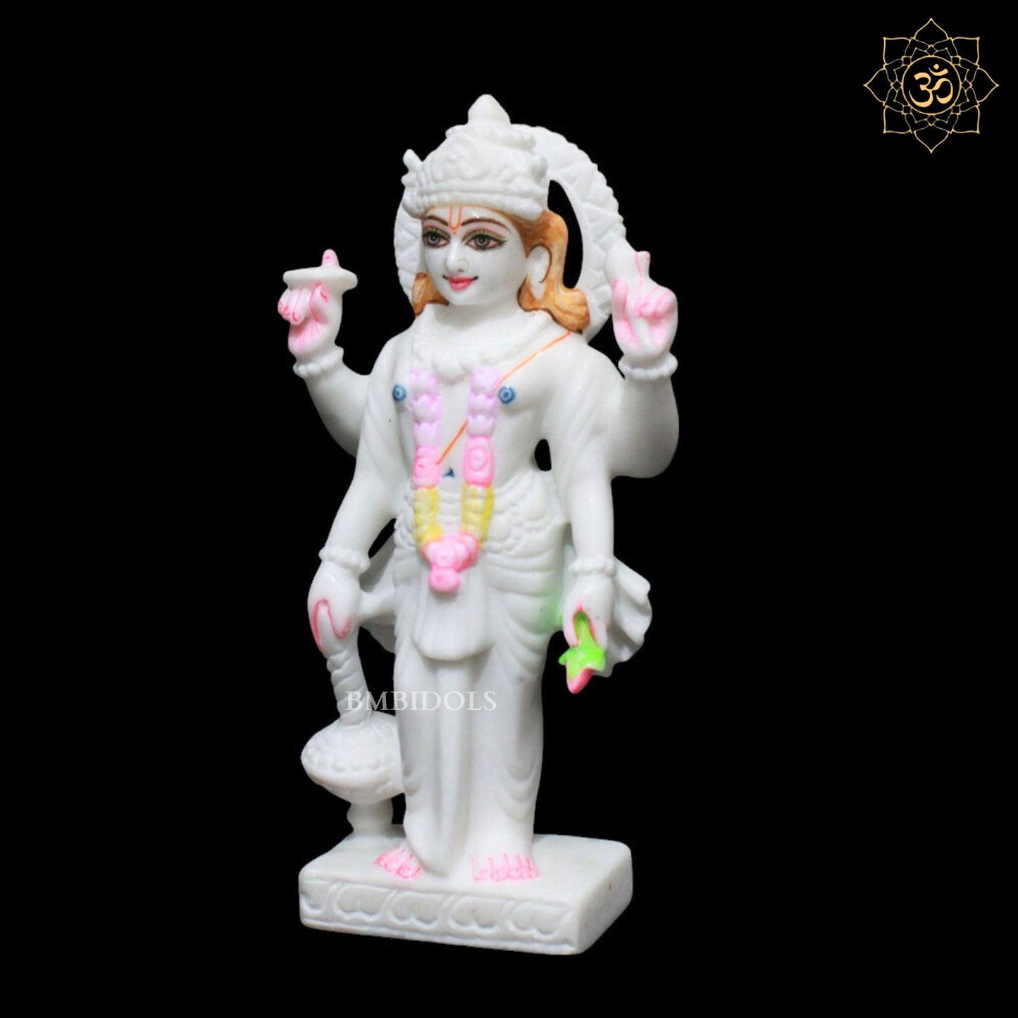 Marble Lakshmi Narayan Murti in Standing Posture in 9inches