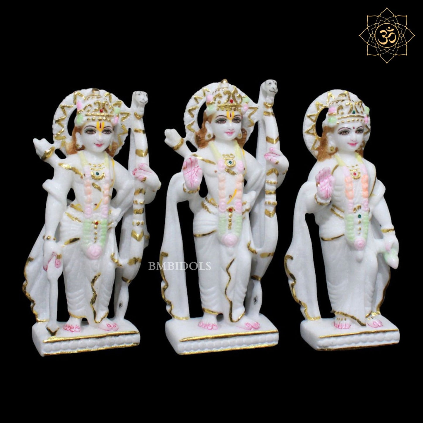 Ram Darbar Marble Statue for Homes and Temples in 9inches