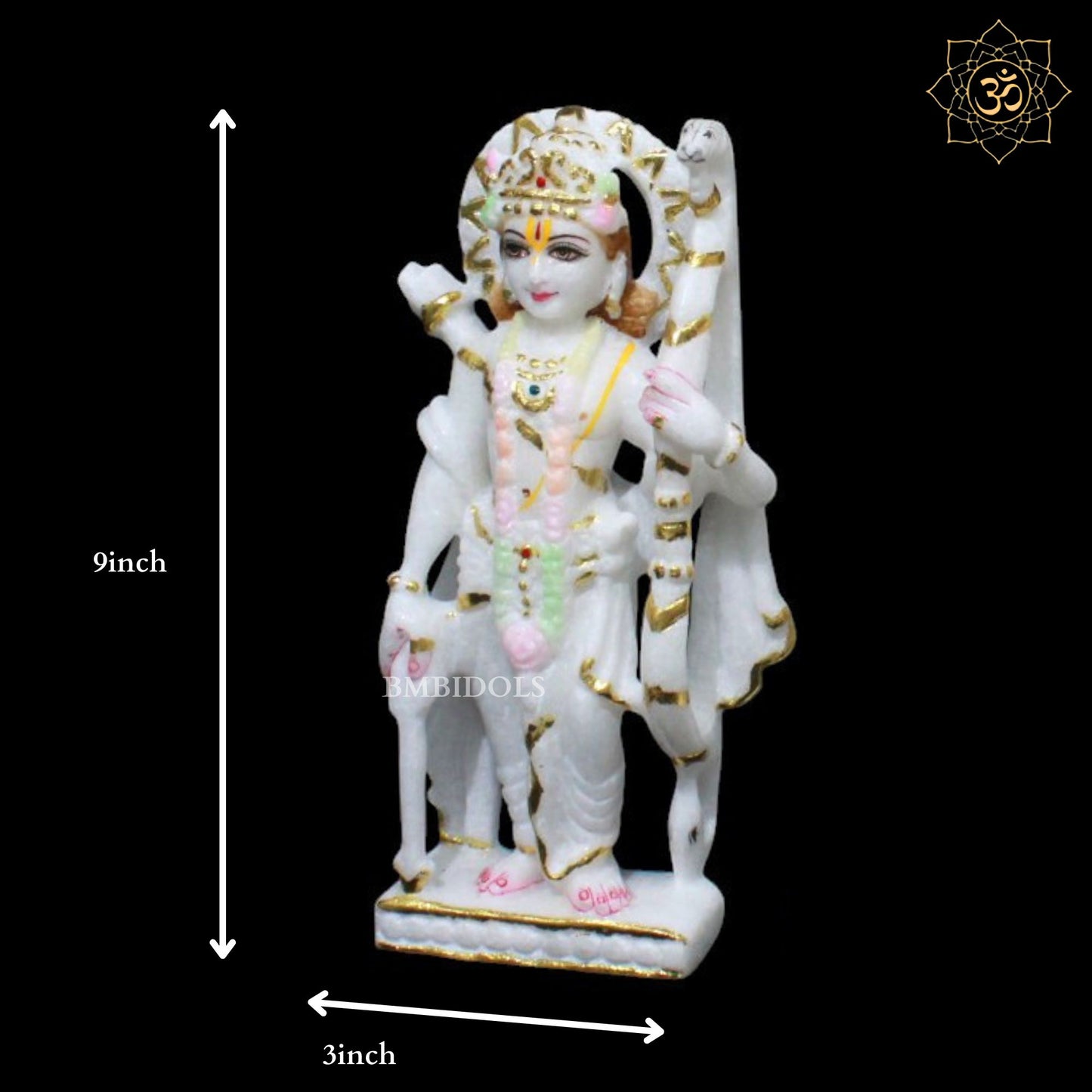 Ram Darbar Marble Statue for Homes and Temples in 9inches
