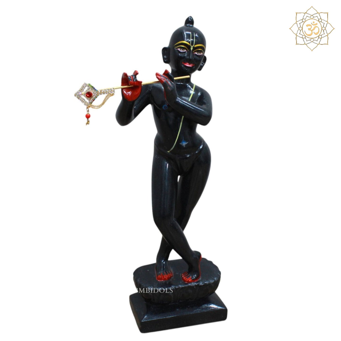 Iskcon Radha Krishna Marble Murti for Homes and Temples in 15inches