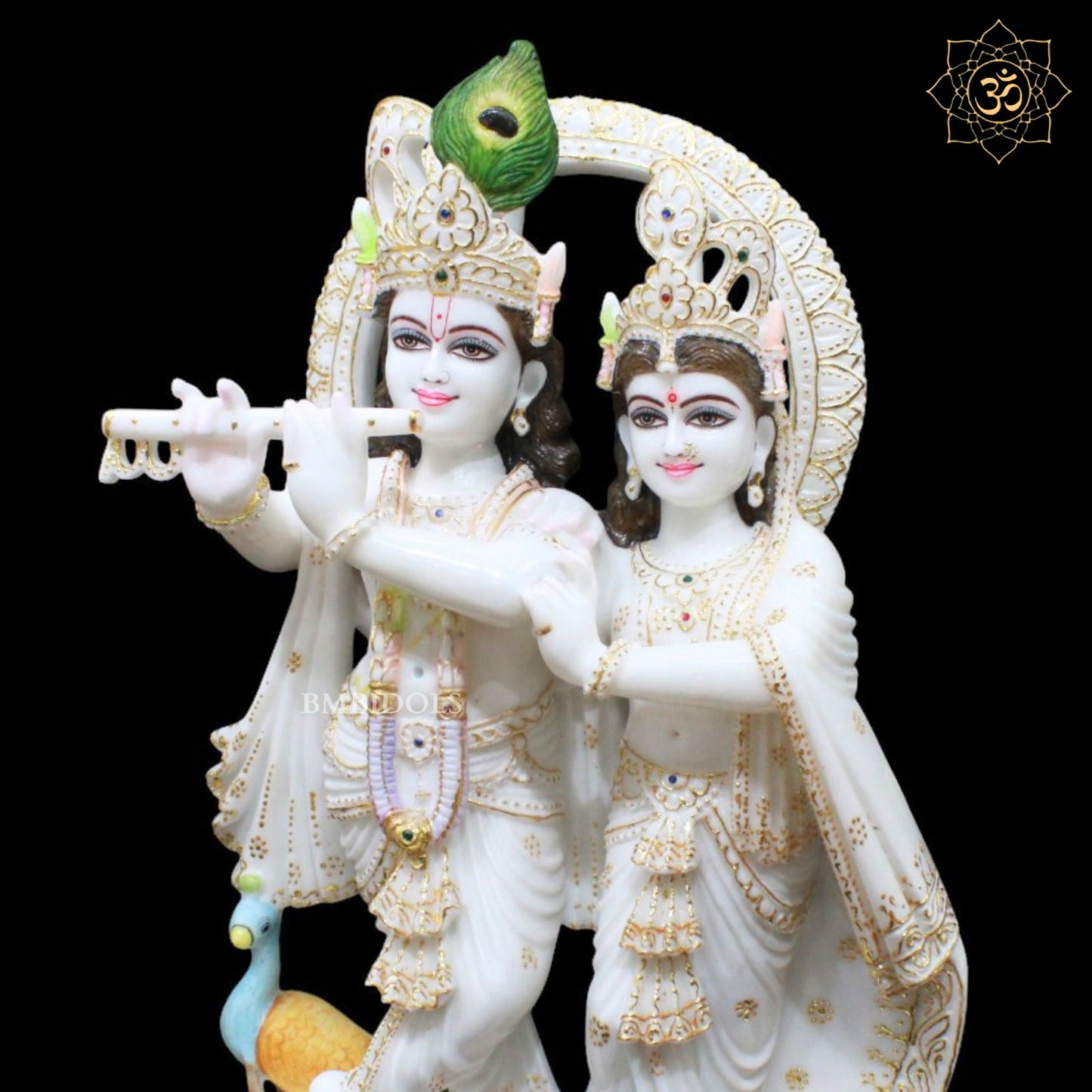 Jugal Radha Krishna Marble Murti for Homes and Temples in 24inches
