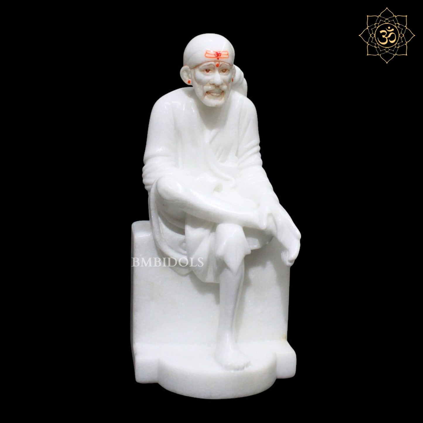 Shridi Sai Baba Marble Murti for Homes and Temples in 1feet