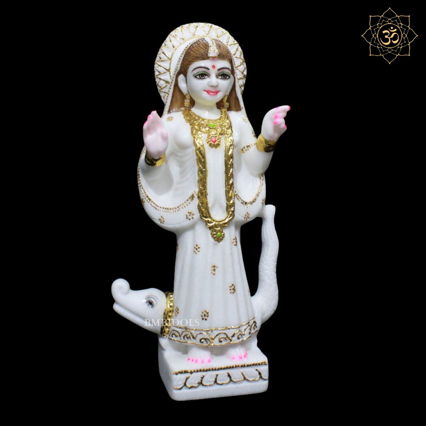 Marble Khodiyar Maa Murti for Homes and Temples in 15inches