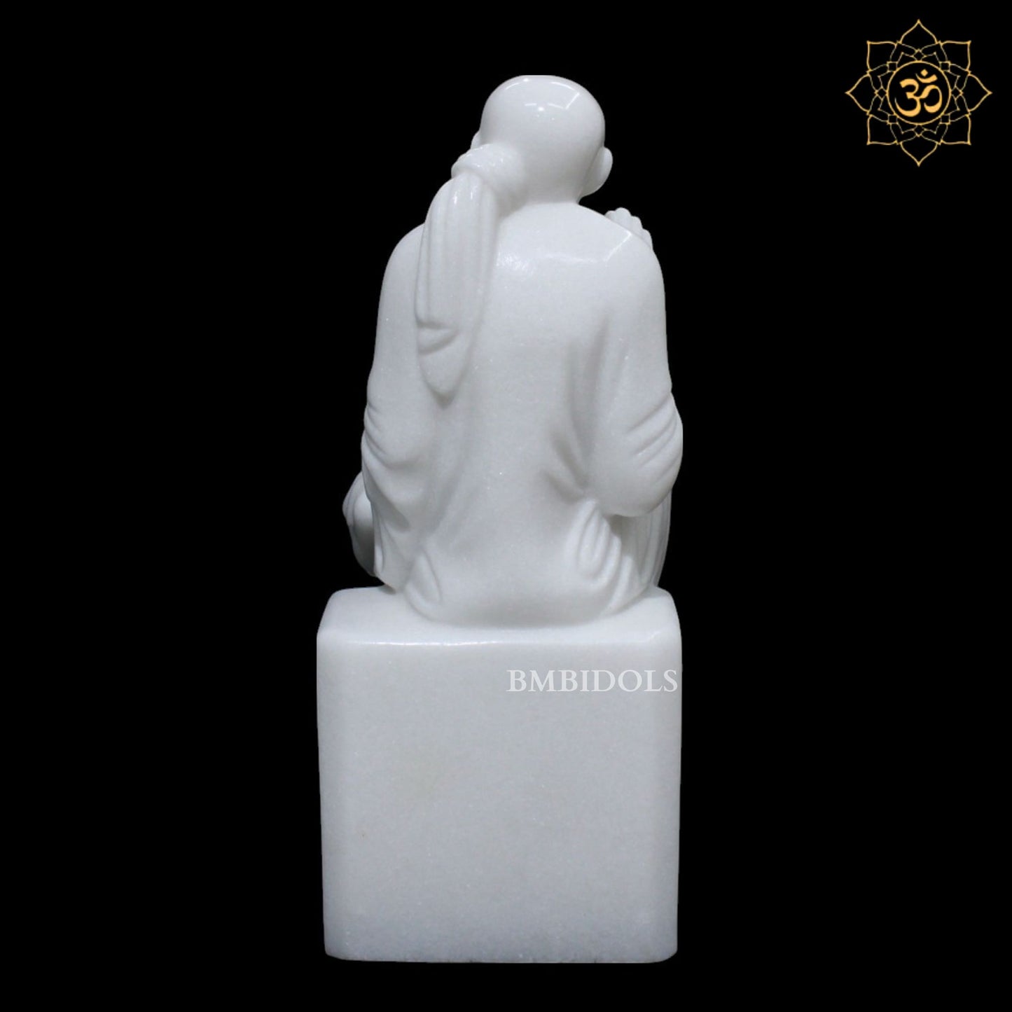 Shridi Sai Baba Marble Murti in Makrana Marble for Home Mandirs