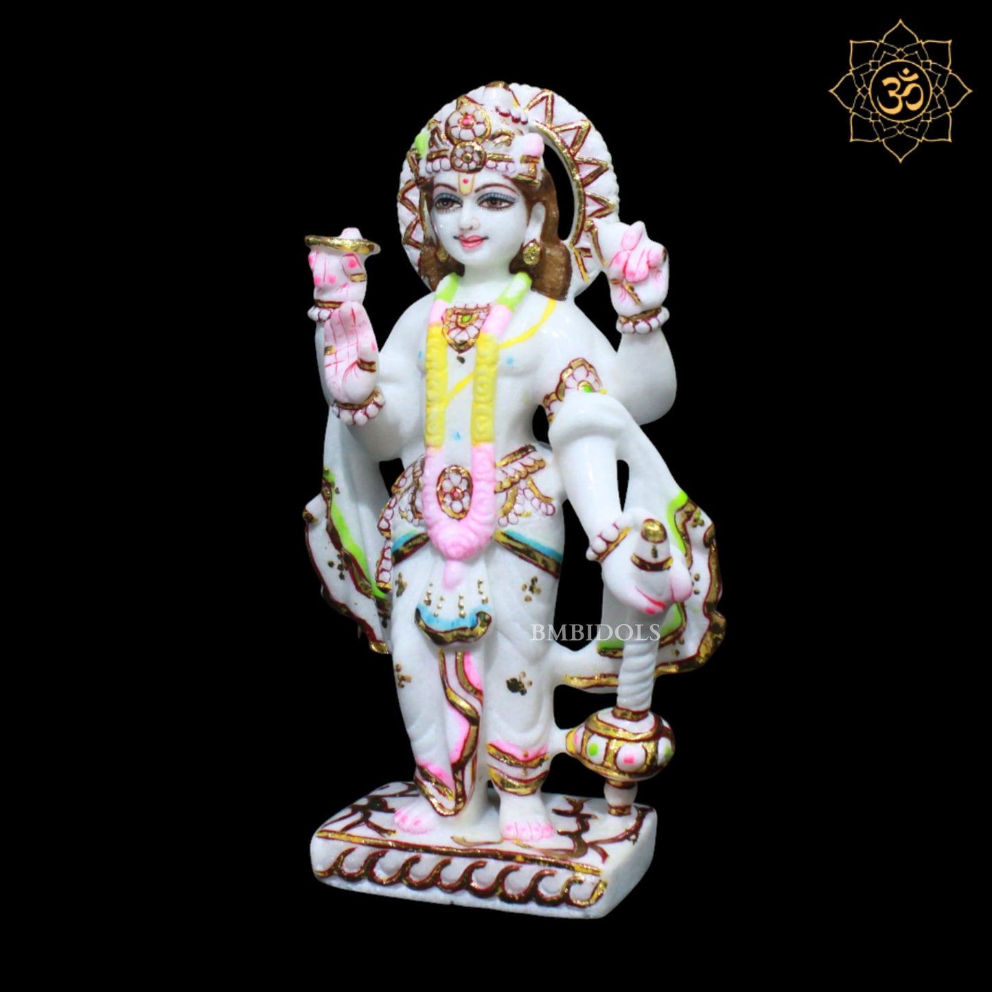 Small Lakshmi Naryan Marble Murti for Homes and Temples in 9inches