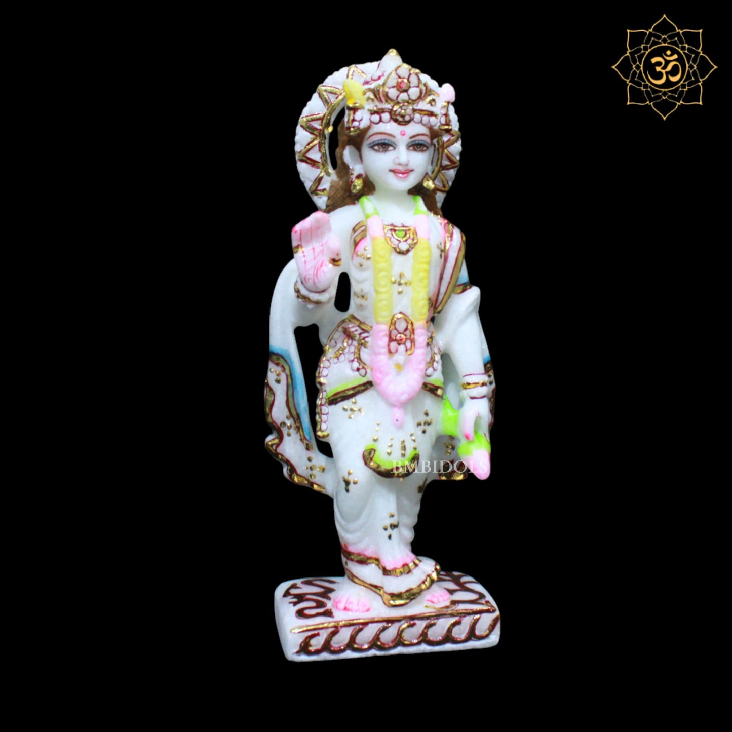 Small Lakshmi Naryan Marble Murti for Homes and Temples in 9inches