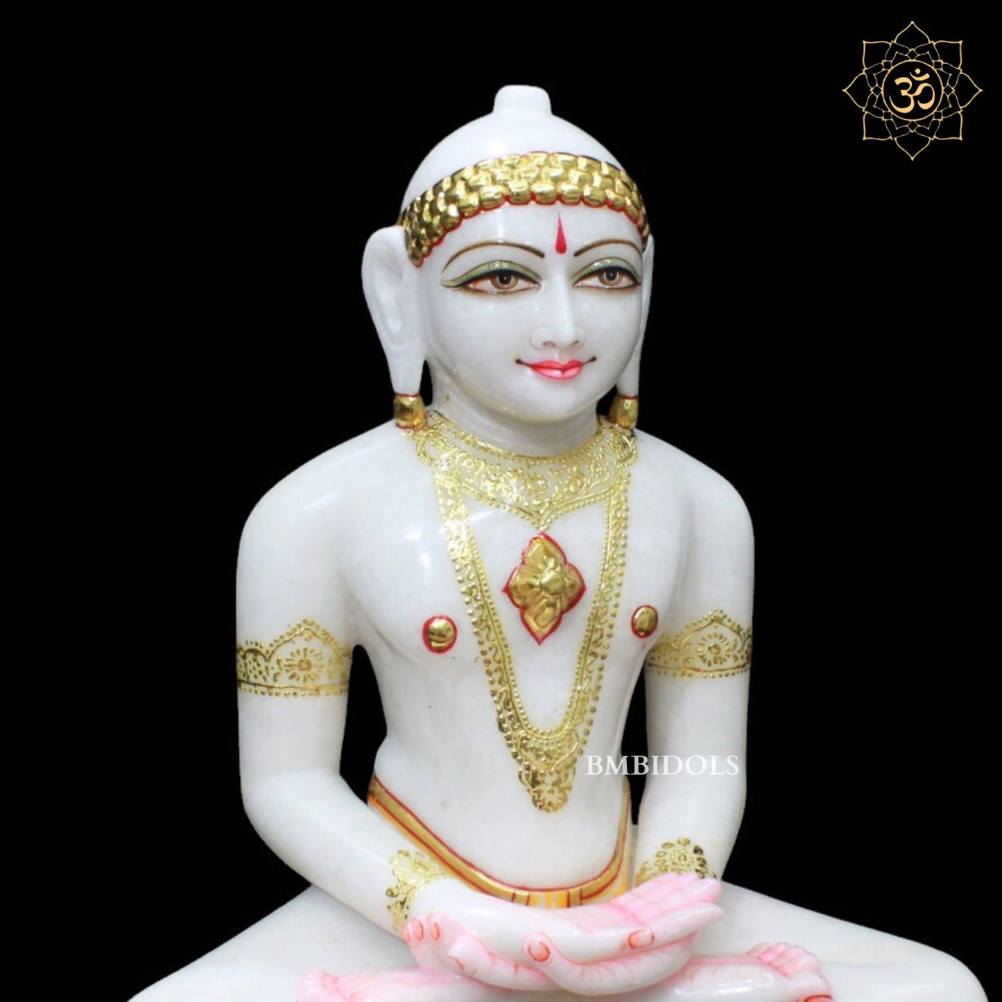 Marble Mahaveer Swami Murti for Homes and Temples in Makrana Marble