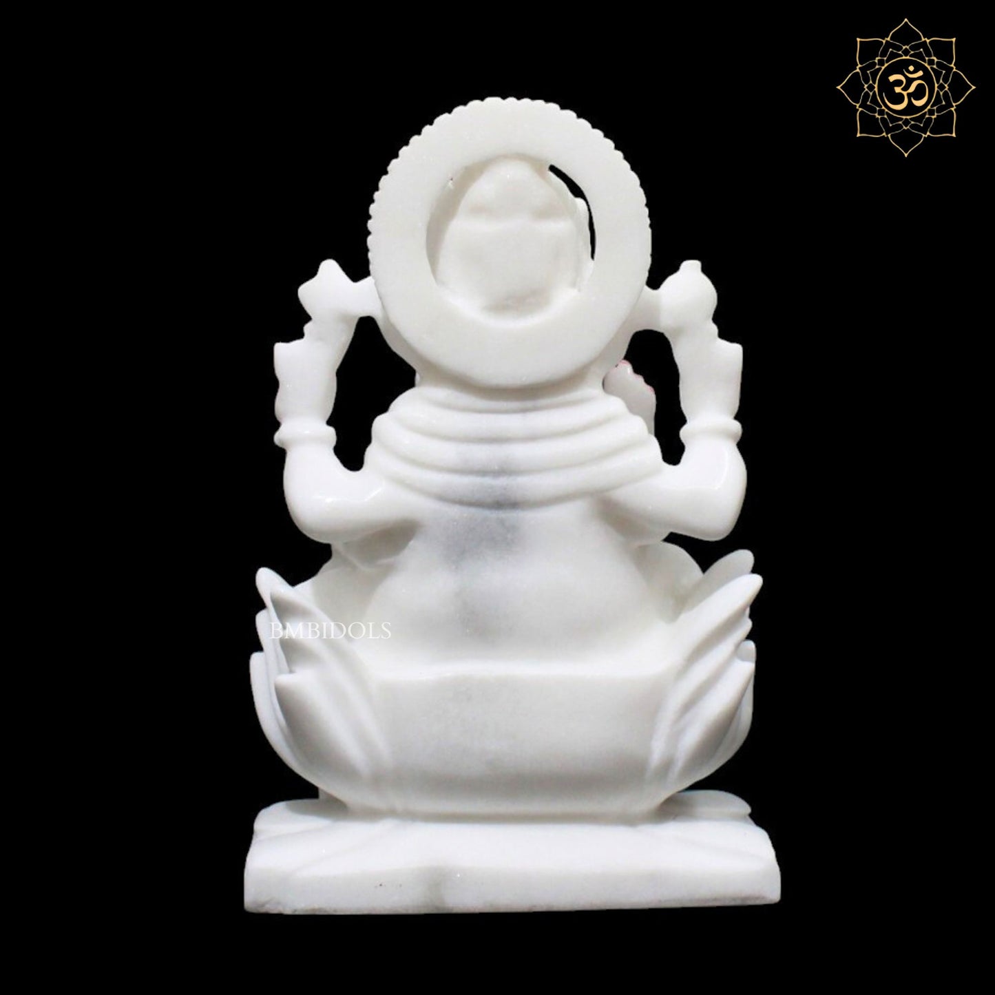 Ganesh Lakshmi Marble Murti for Home Mandirs in 9inches