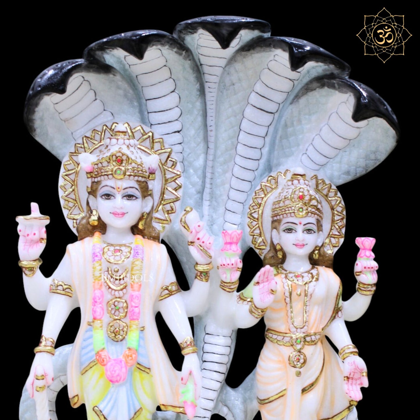 Lakshmi Narayan Marble Murti in 15inches of Makrana Marble