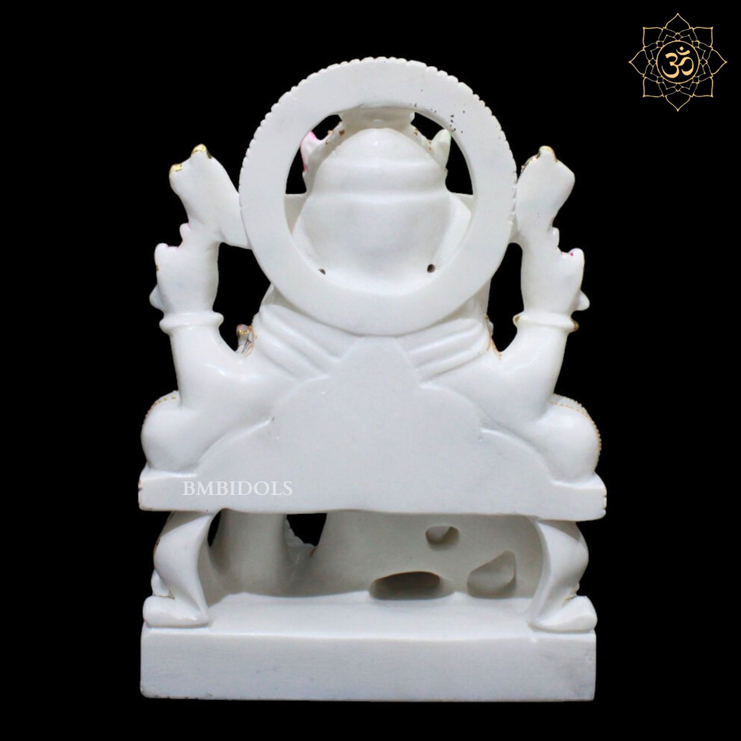 Ganesh Marble Statue for Home Mandirs in 12inches