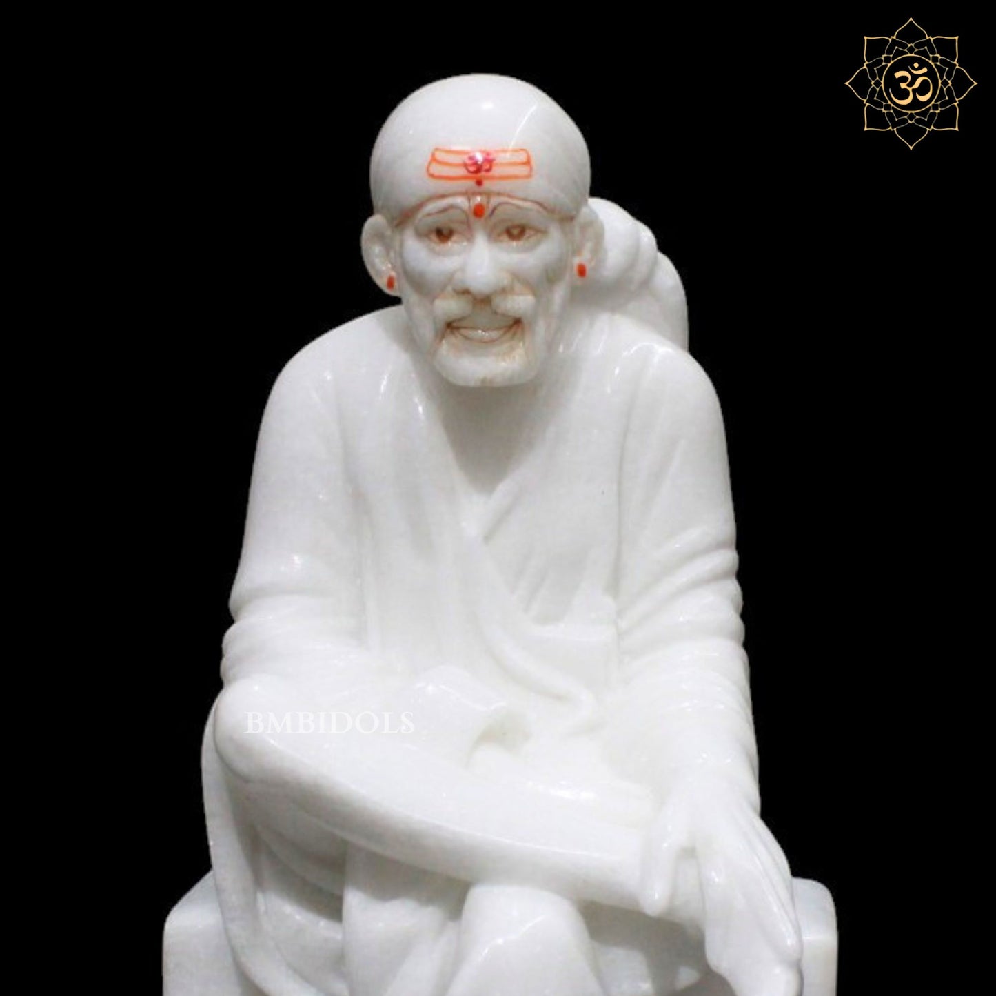 Shridi Sai Baba Marble Murti for Homes and Temples in 1feet