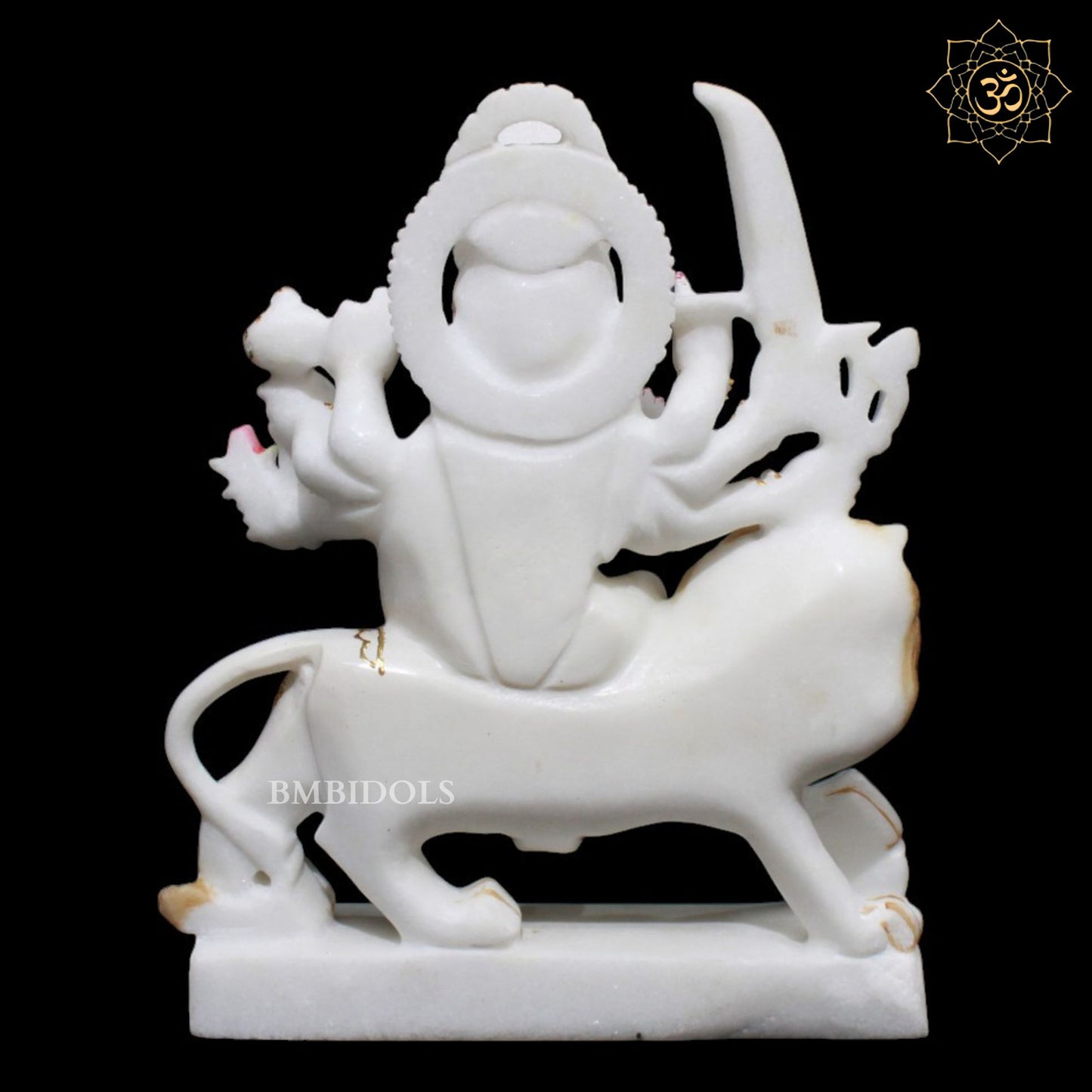 Durga Maa Marble Statue in 10inches in Makrana Marble
