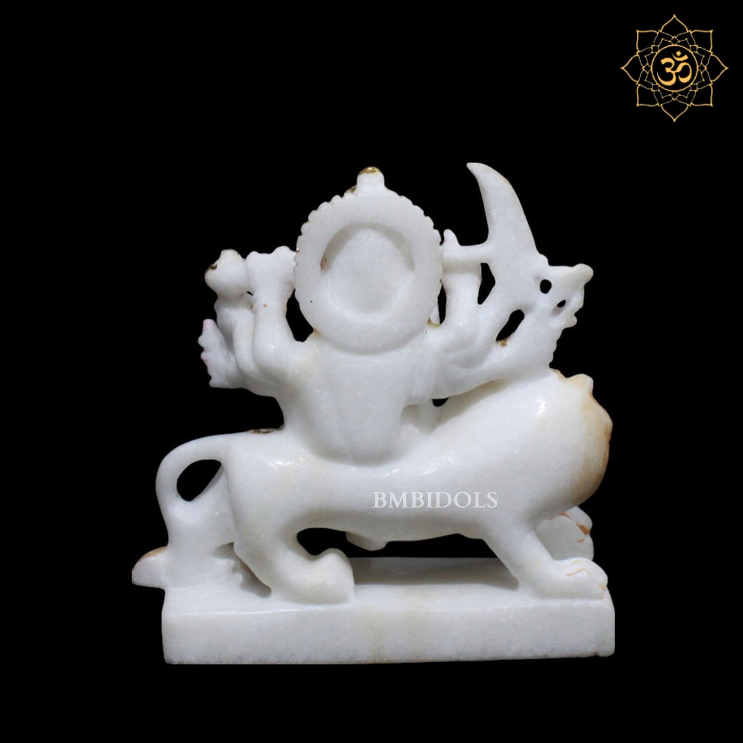 Durga Marble Murti for Home Temples designed in 6inches