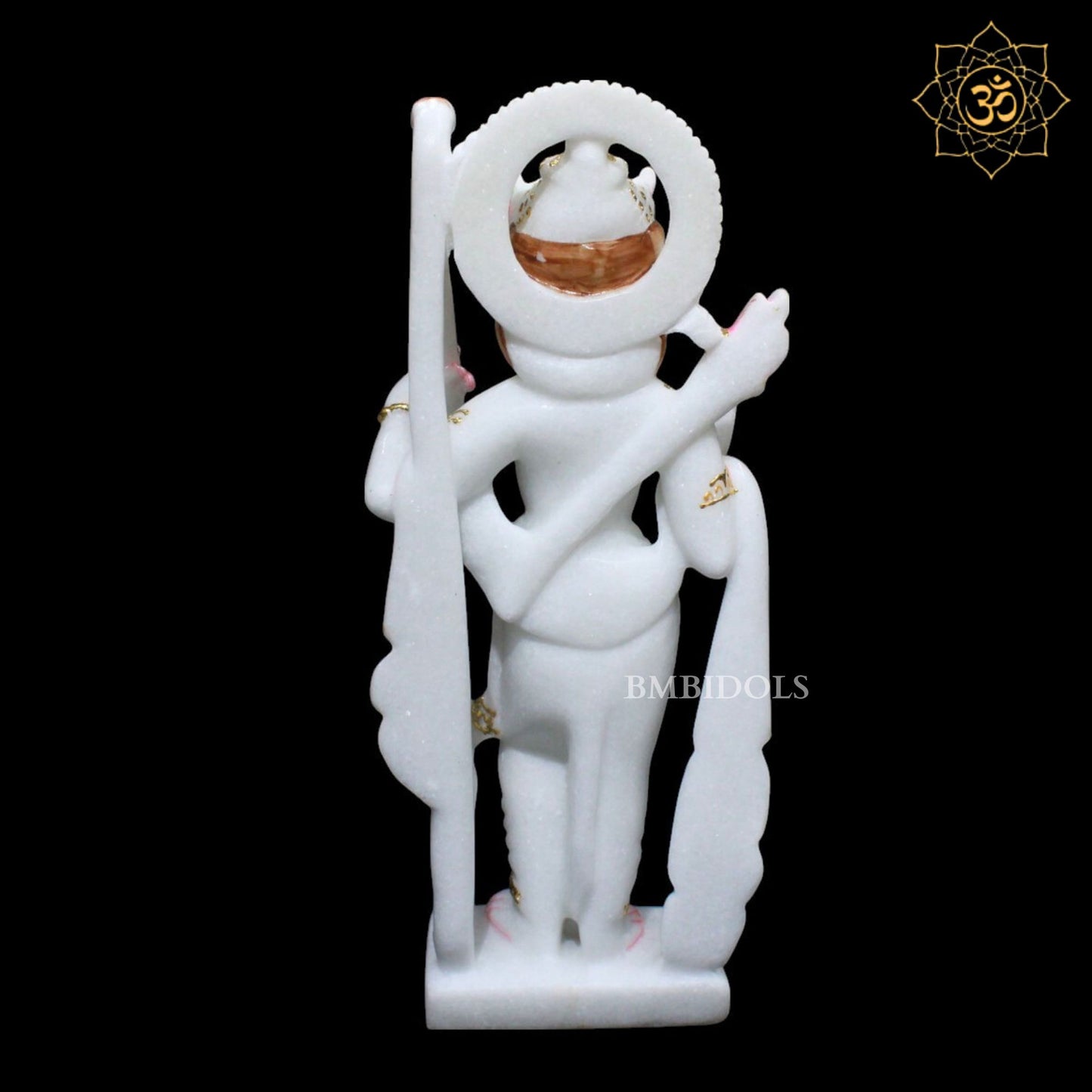 Ram Darbar Marble Statue in Makrana Marble with Ram, Lakshman, Sita and Hanuman