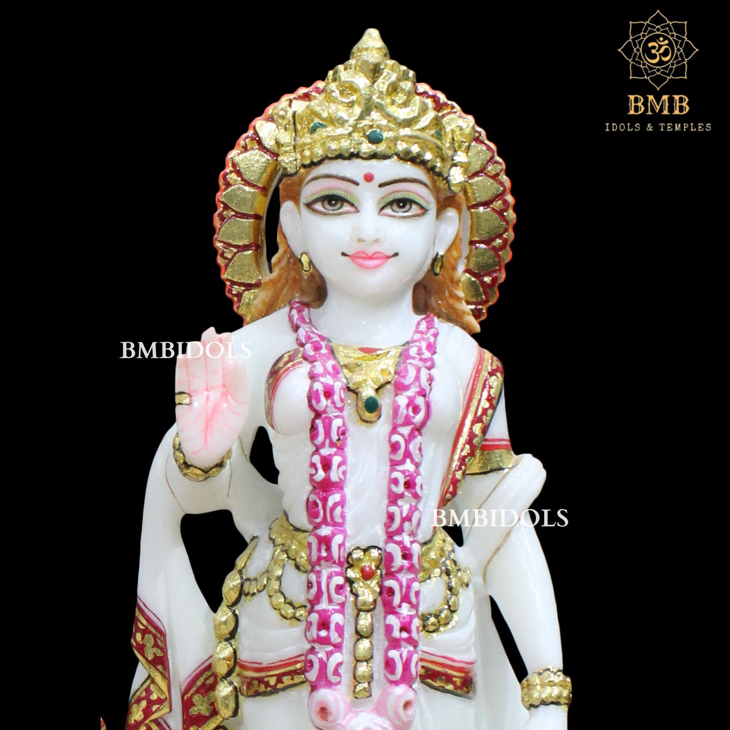Marble Radha Krishna Murti with Doble Palla in Makrana Marble