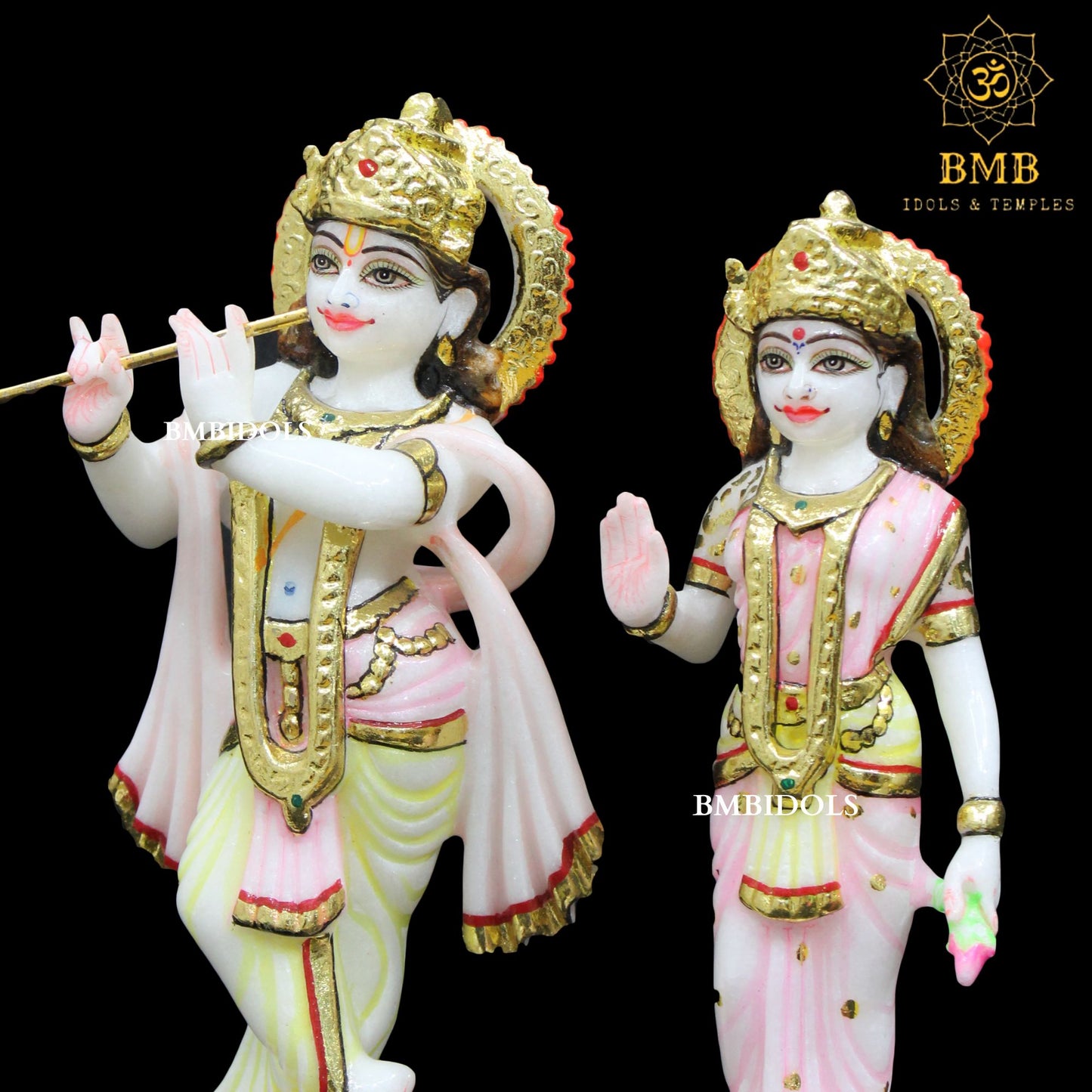 Marble Radha Krishna Murti