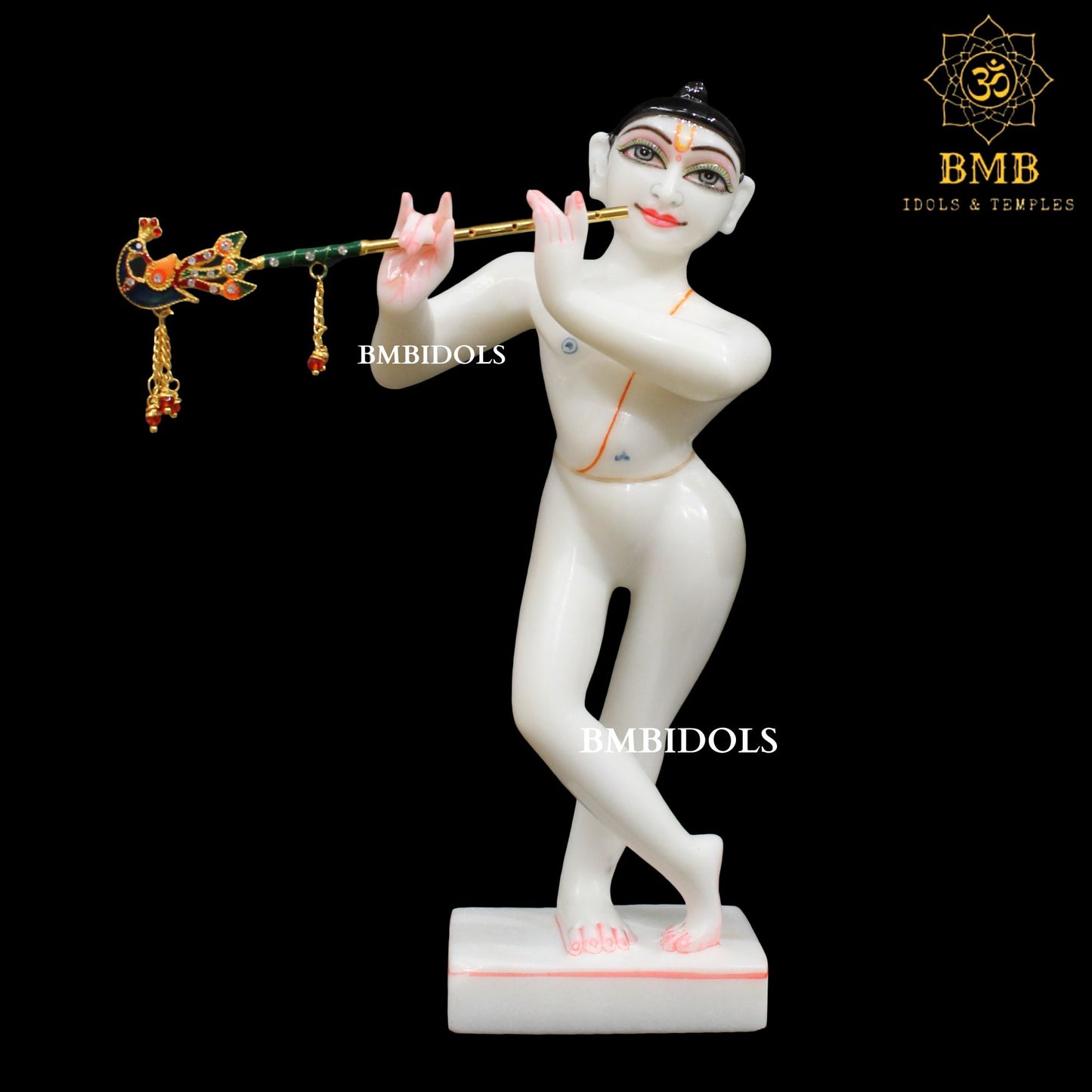 Marble Iskcon Krishna Murti