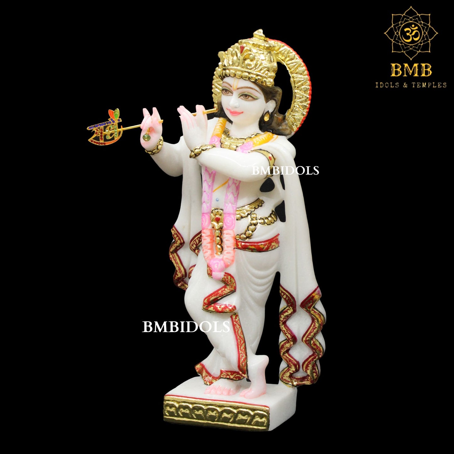 Radha Krishna Marble Statue made in 12inches in Makrana Marble
