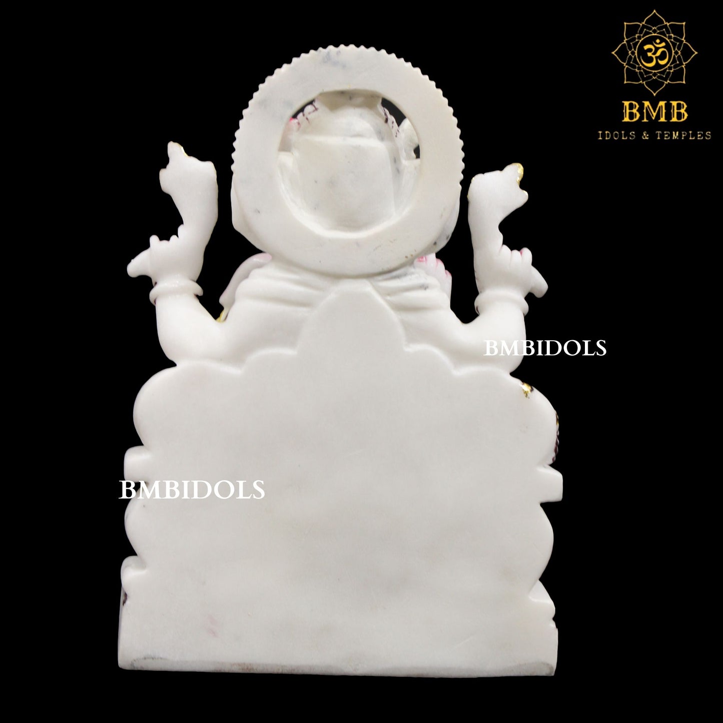 Marble Ganesh Bhagwan Murti made in Makrana Marble in 12inches
