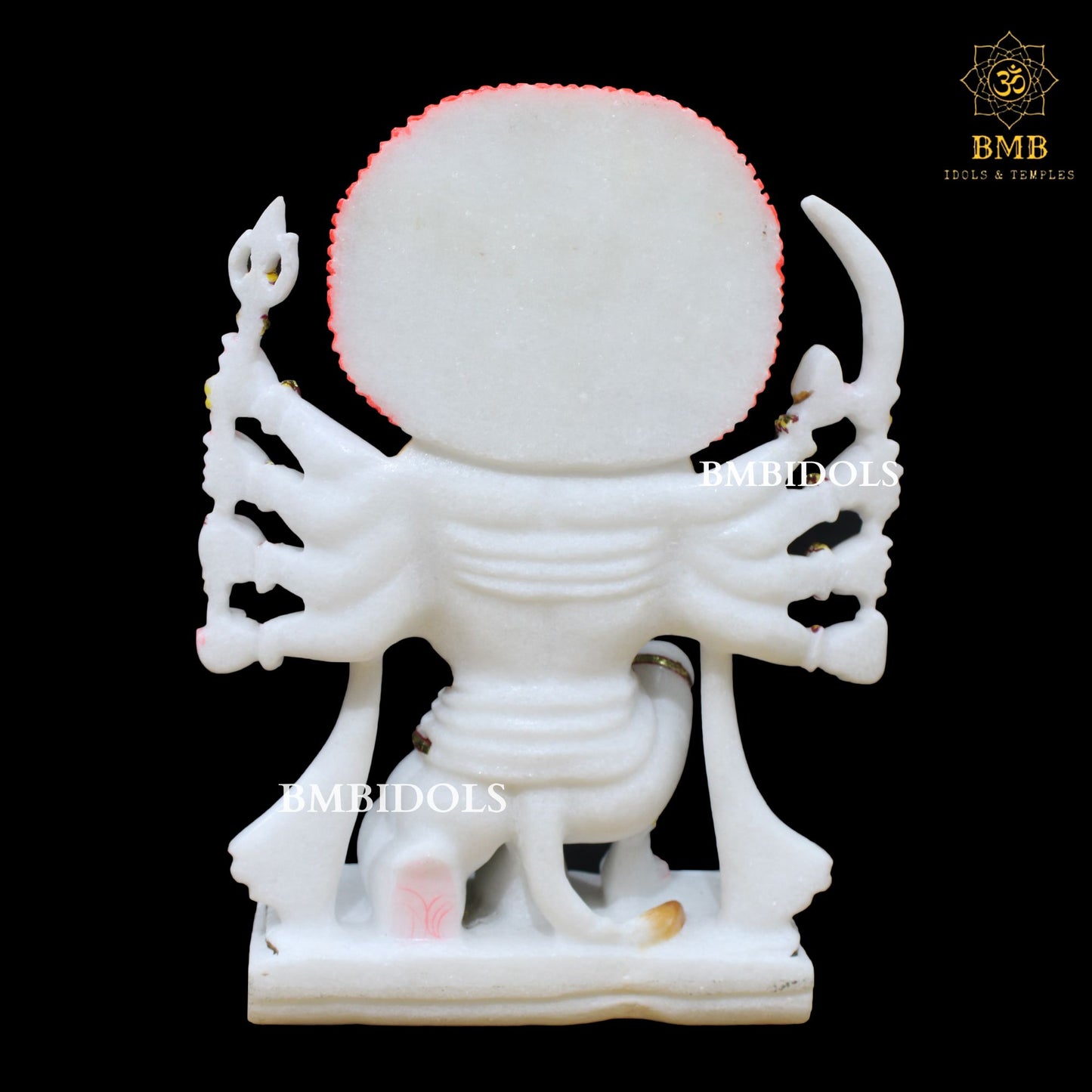 Marble Panchmukhi Hanuman Murti in 12inches for Homes and Temples