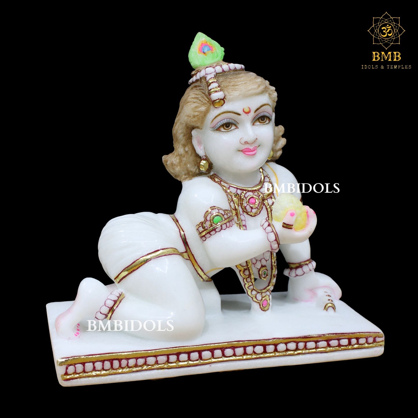 Marble laddu Gopal Murti