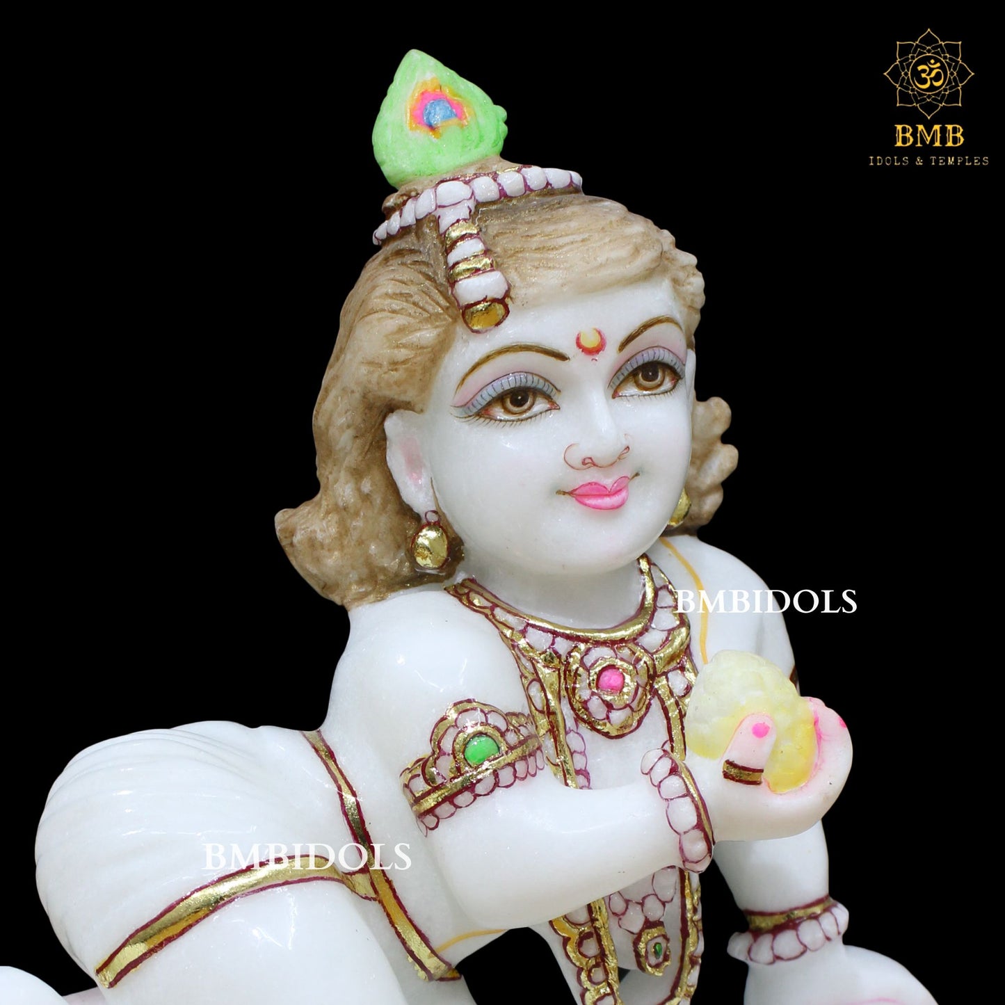 Marble Laddu Gopal Murti