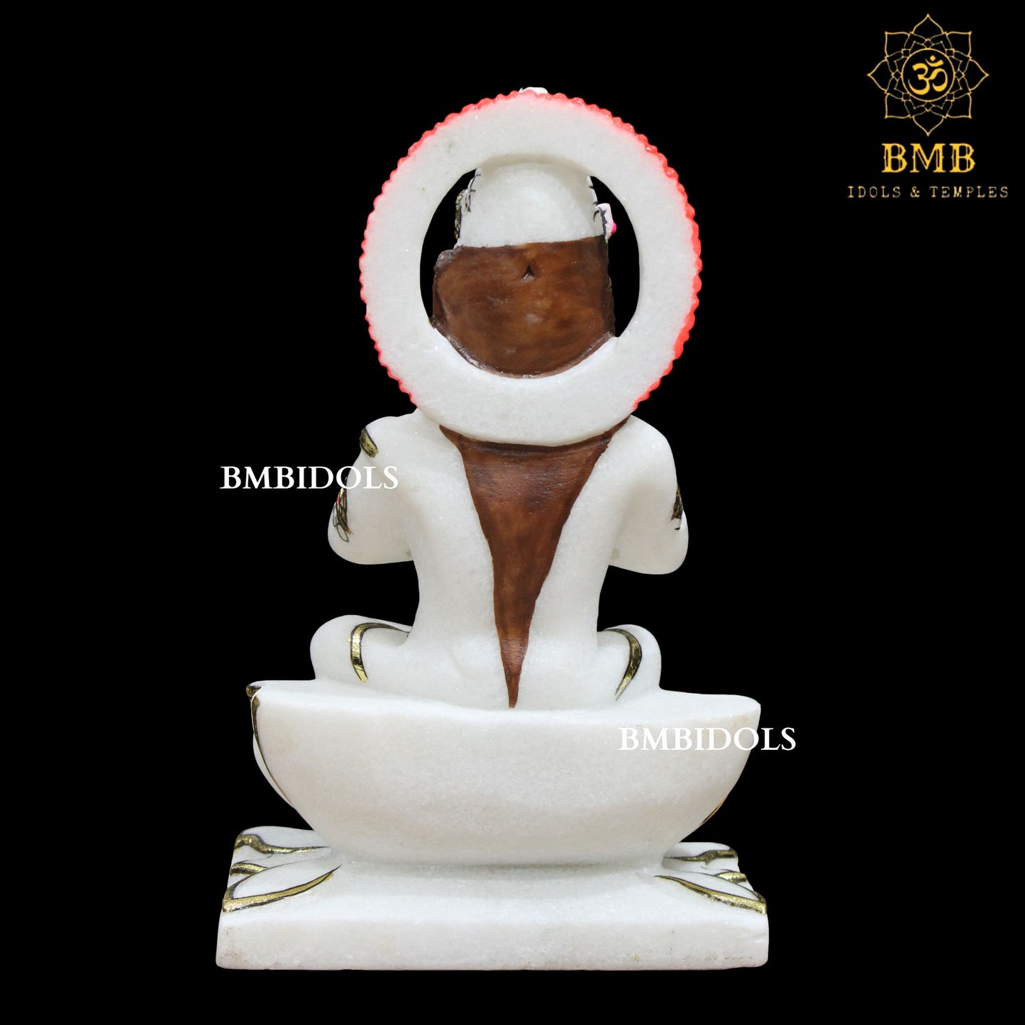 Marble Parvati Mata Murti made in Makrana Marble in 12inches