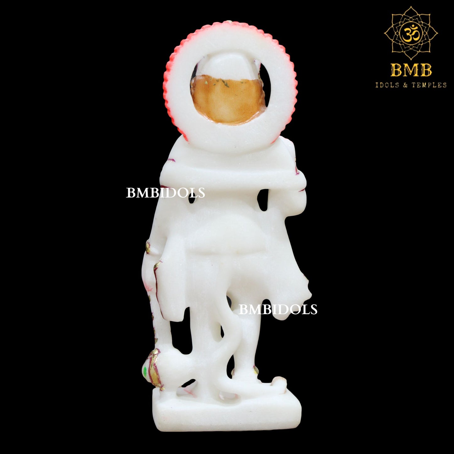 Small Marble Ashirwad Hanuman Bajrangbali Statue made in Makrana Marble