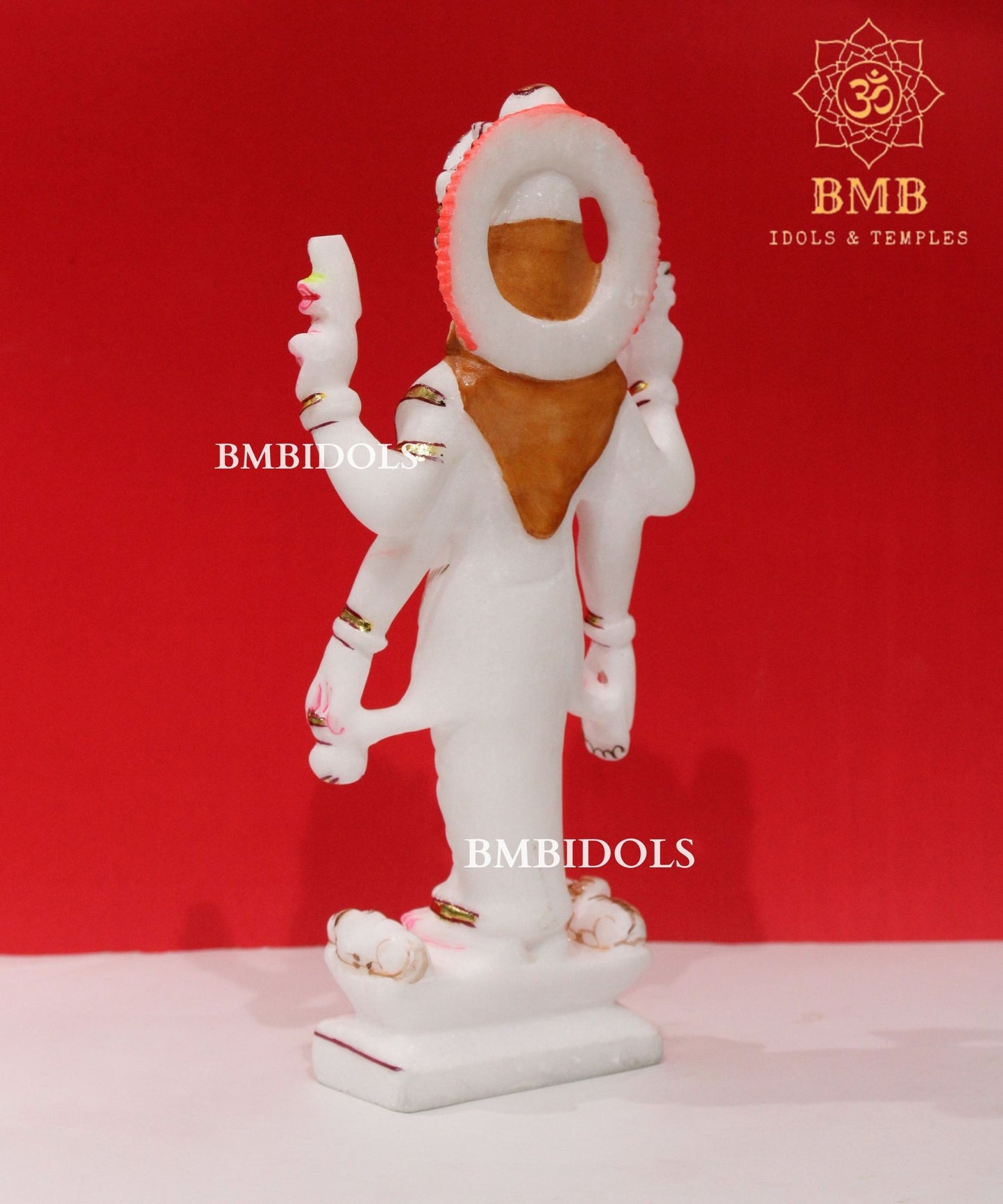 Marble Parvati Murti made in Makrana Marble in 12inches