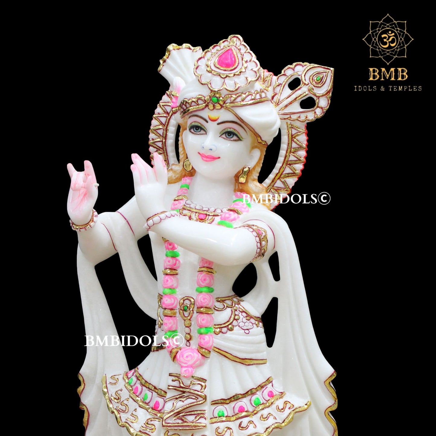 Marble Krishna Statue