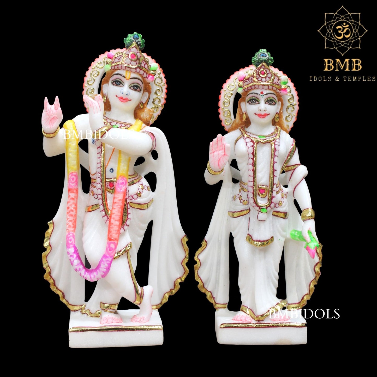 Marble Radha Krishna Murti