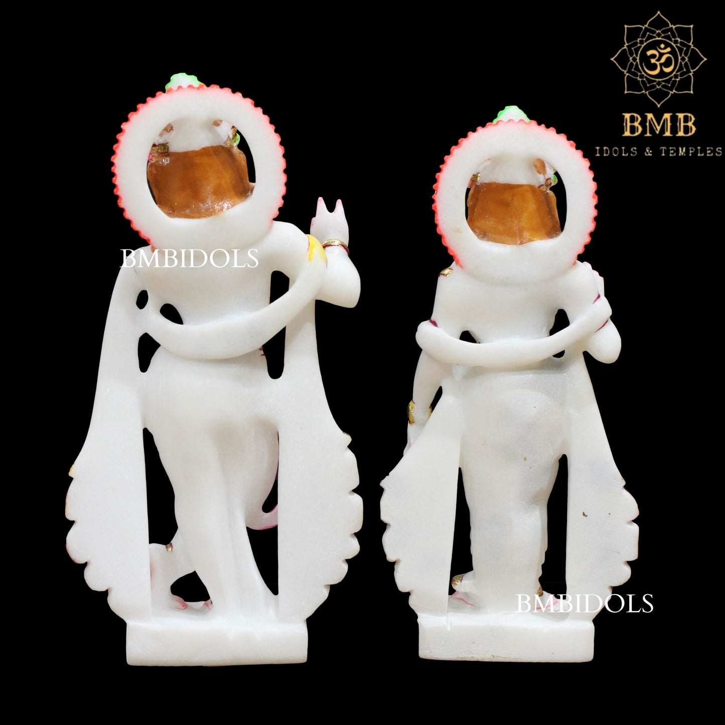 Small Marble Radha Krishna Murti made in Natural Makrana Marble