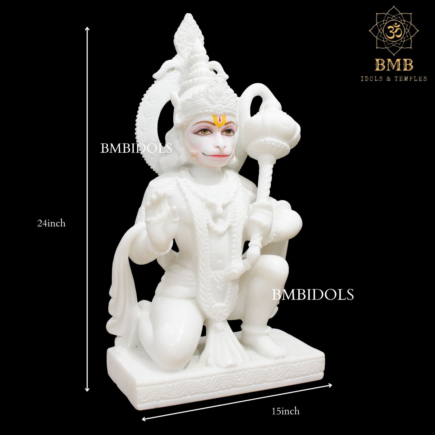 Marble Hanuman ji in 2feet