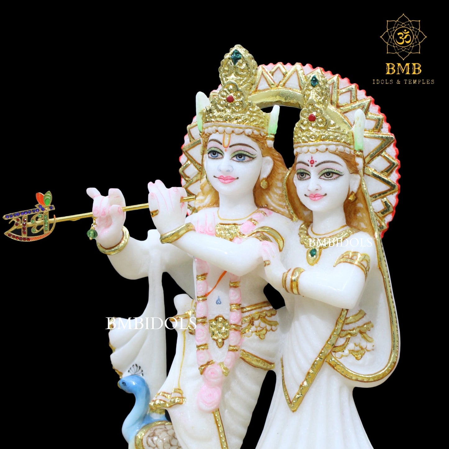 Radha Krishna Marble Idol