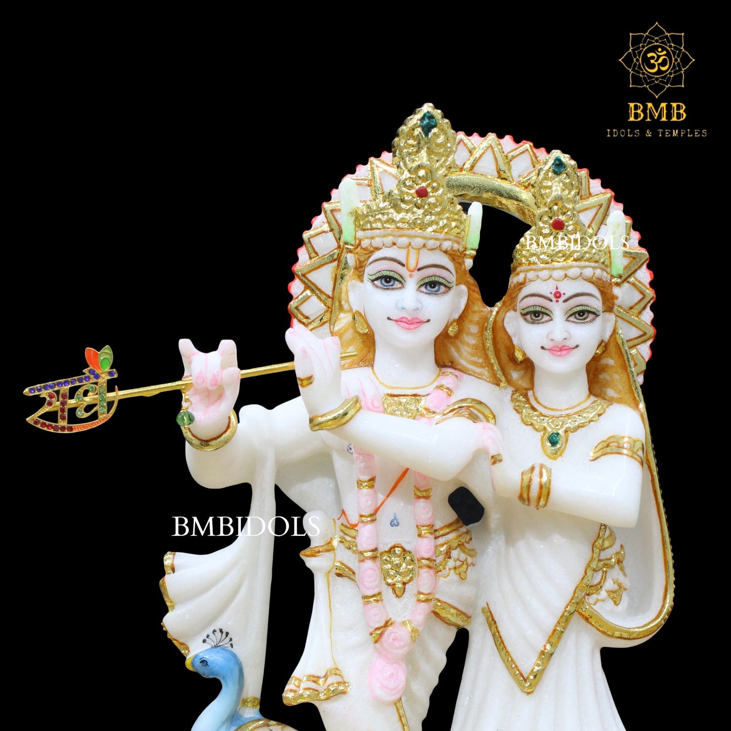Radha Krishna Marble Murti